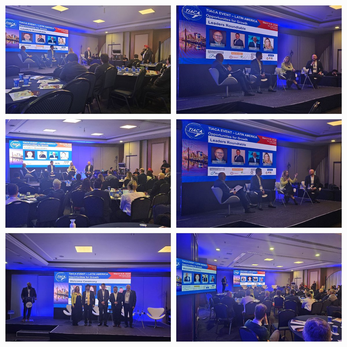 Industry Leaders Roundtable kicks off the first #TIACAEventLatinAmerica with great discussions on digitalization, the human touch, innovation, and how to grow capacity in the region.