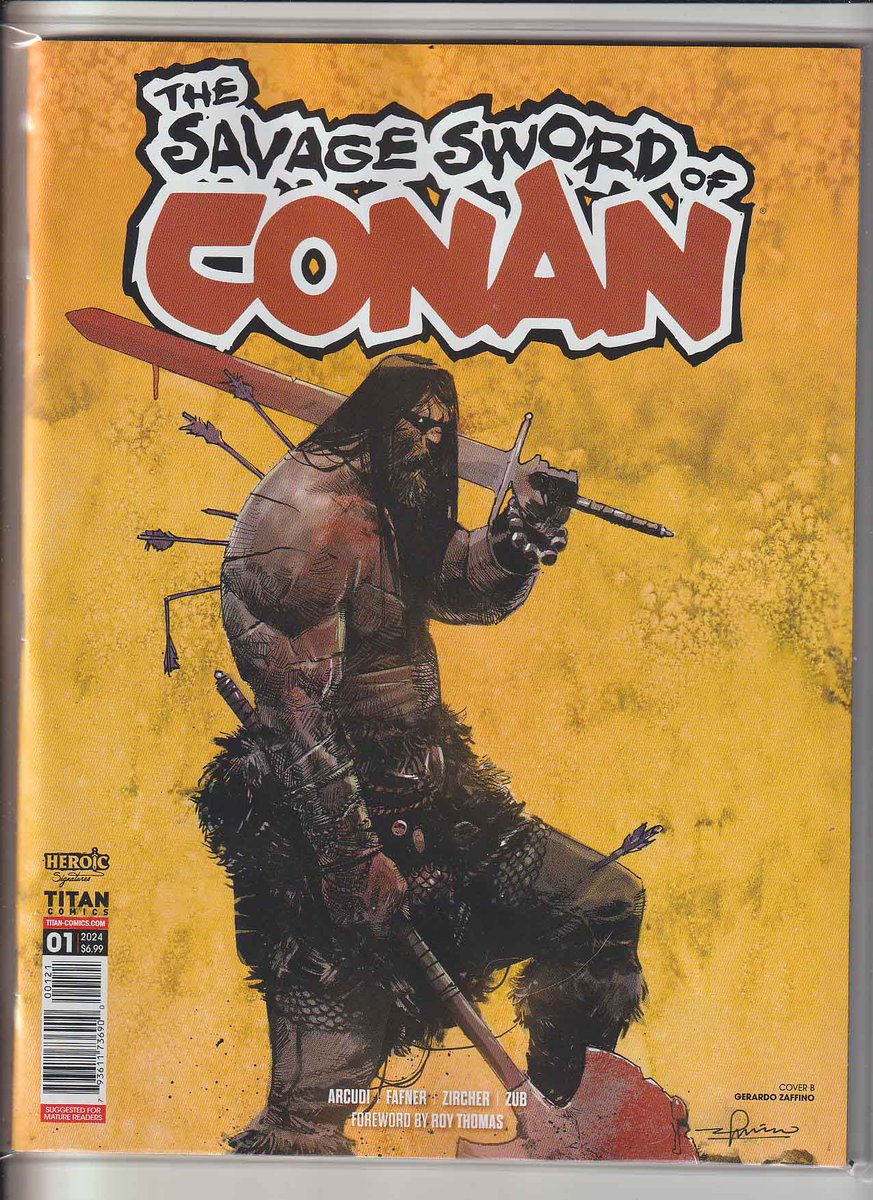 The #SavageSwordOfConan #1 (2024) #GerardoZaffino  #RobertEHoward  #PatrickZircher, #HowardChaykin, #JimZub  80-page Premiere Featuring #Conan  rarecomicbooks.fashionablewebs.com/The%20Savage%2…  #TitanBooks #TitanComics #KeyComicBooks #ComicBooks #KeyIssue ##RareComicBooks #Fantasy