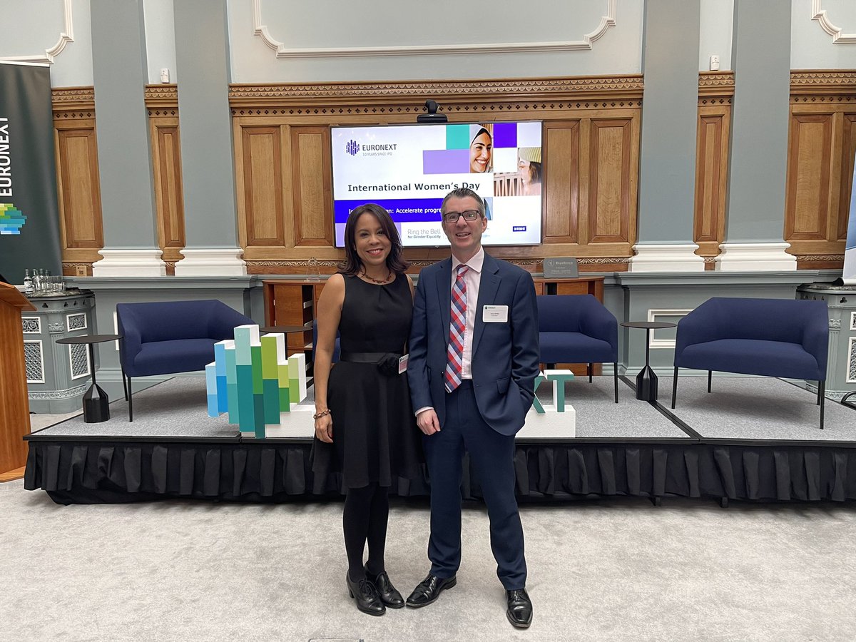 Many thanks to our partner @euronext_ie for inviting @An_Cosan to join their #IWD2024 ‘Women in ETFs’ lunch today. Equal access to #education, #employment pathways, #financial services and #literacy is key to reach gender #equality. #OneGenerationSolution #changemakers