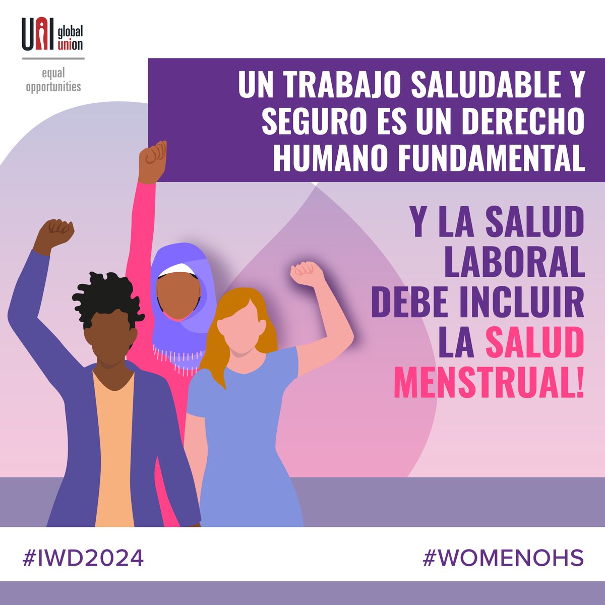 La salud y la seguridad en el trabajo necesitan una perspectiva de género que incluya el curso de vida de las personas con útero, desde la menarquia hasta la menopausia. Este #IWD2024 hacemos un llamamiento a los sindicatos para que ayuden a normalizar este debate #womenOHS #8M