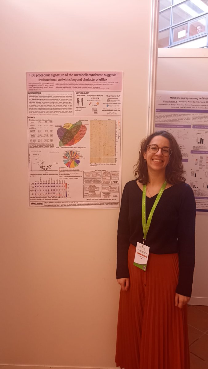 El martes día 5 de marzo nuestra compañera <a href="/ElenaGraoC/">Elena Grao Cruces</a>  presentó un póster de su investigación en el III CABIMER International Workshop New Frontiers in Metabolism: From Cell to Systems Biology 👩🏼‍🔬 #CABIMER2024