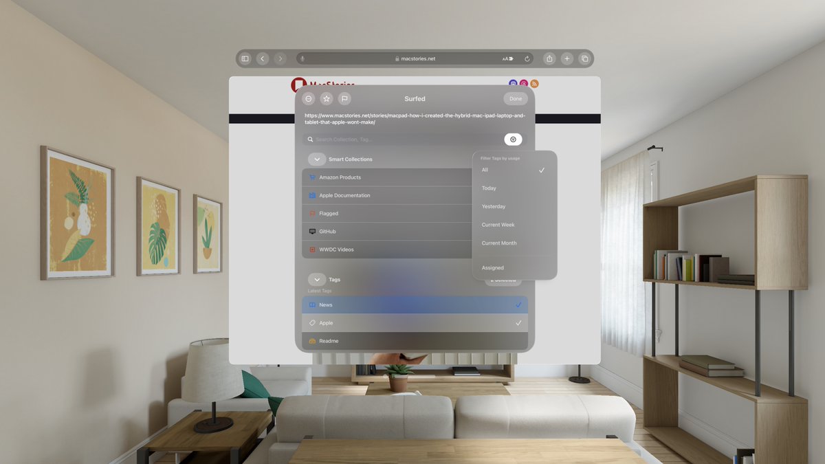Surfed • History & Bookmark Manager tweet media