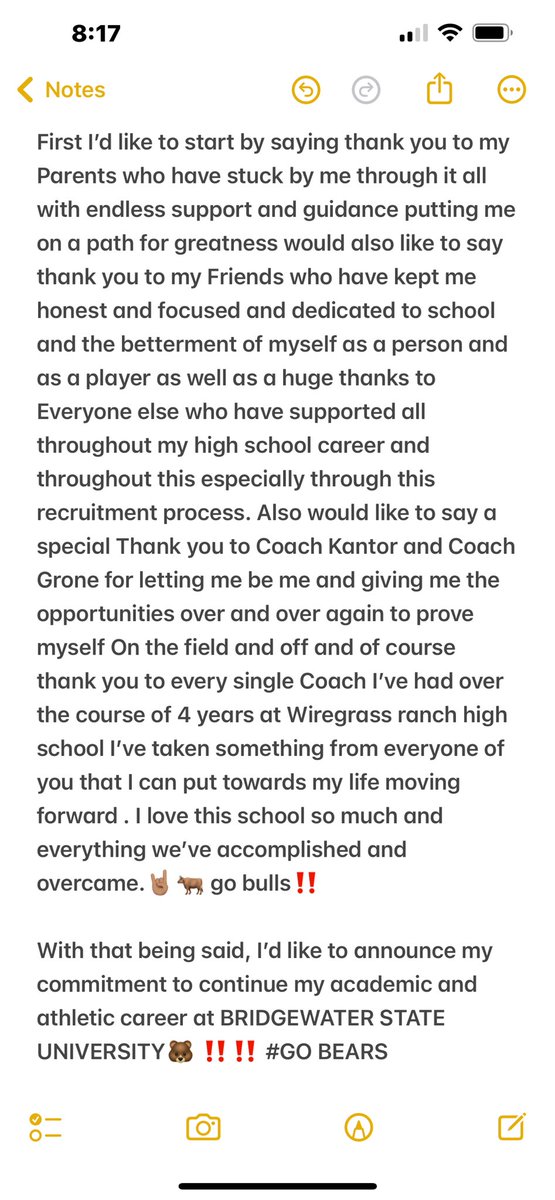 ortiz_jaeden's tweet photo. 1️⃣0️⃣0️⃣% let’s get after it @BSU_Football_ @JosephVerria @CoachDuell @joey__naso @mgarafola745 @hdcoach_mark @sppragano @CoachGroneqb @CoachLG @WGRanchFootball @PascoCountyFB @Andy_Villamarzo @DadBodRodriguez @MrLeggo1 @WPKINWC  @Coach_JColella @bnbscootandrews @CoachGilly100 https://t.co/7VFJIVqjFN
