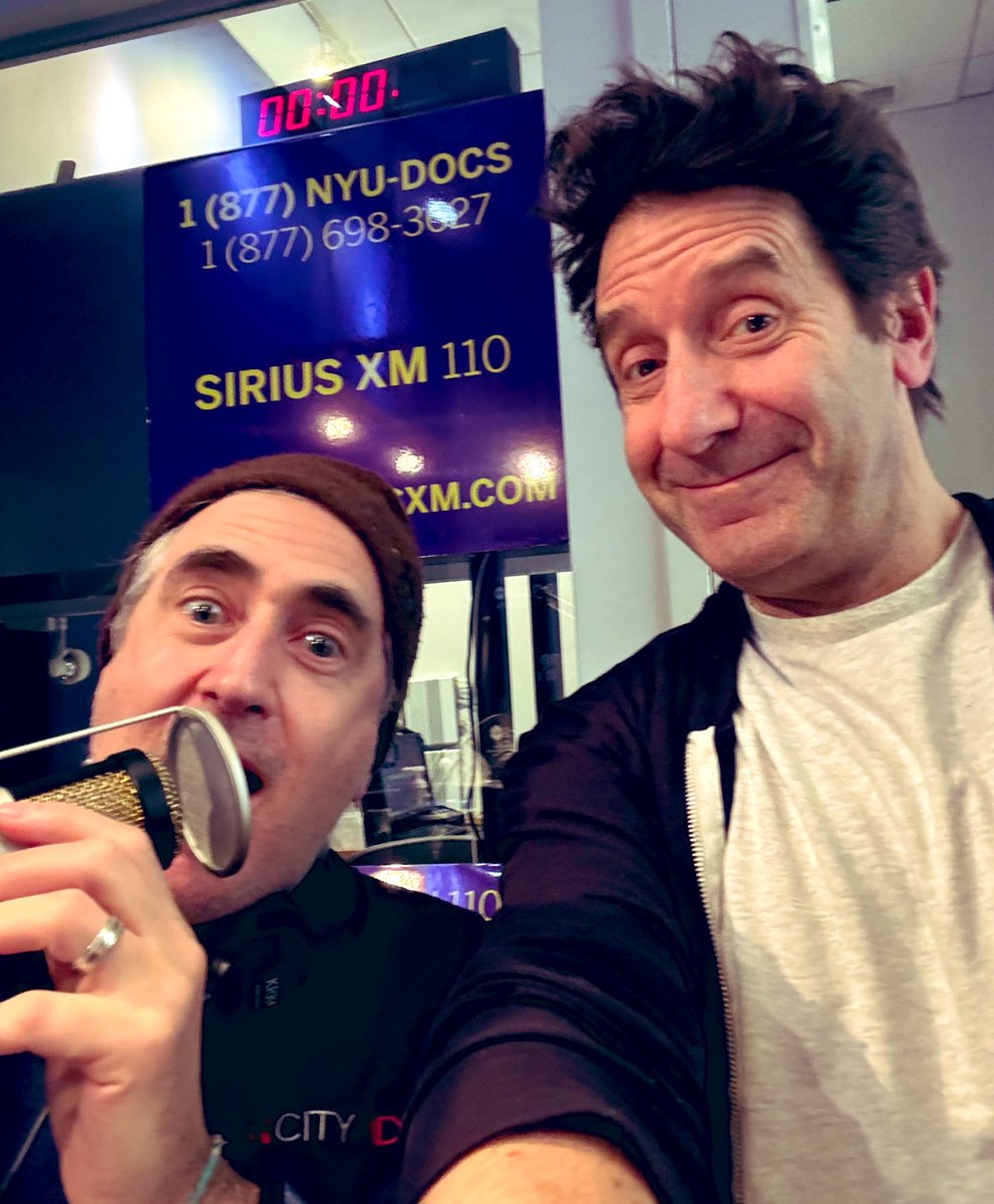 “Is this thing on?” Emergency Medicine’s @askdrbilly & @heshiegreshie are coming to you LIVE on Thursday mornings 8-10am ET from the beating heart of Doctor Radio at @nyulangone @SIRIUSXM