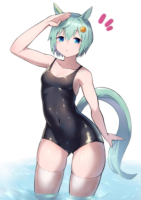 スク水ニーハイセイチャン#ウマ娘プリティダービー #セイウンスカイ 