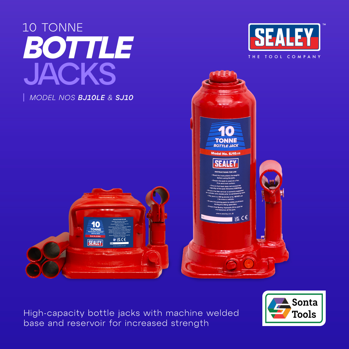 Jack Sealey Bottle Jacks, are a must-have for every #workshop. #reliable and #durable.
SontaSolutions.com

#sontasolutions #sontatools #sonta #automotive #mro #maintenance #innovation #creativity #handtools #premiumquality #professionals #uae
#solutionsprovider