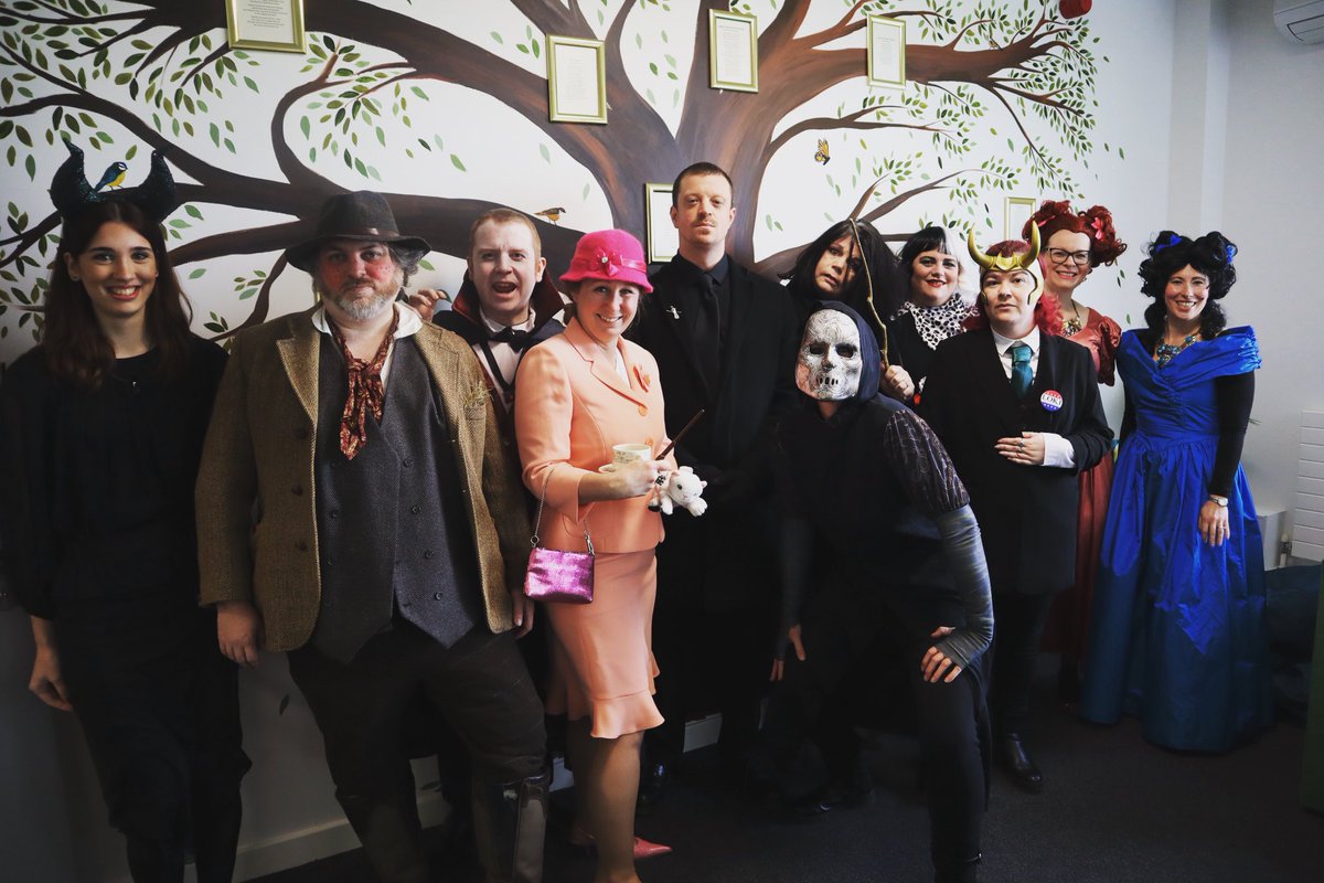 World Book Day at John Hanson.  Here are just some of the villainous literary characters around school today! #wbd #inspirecaresucceed