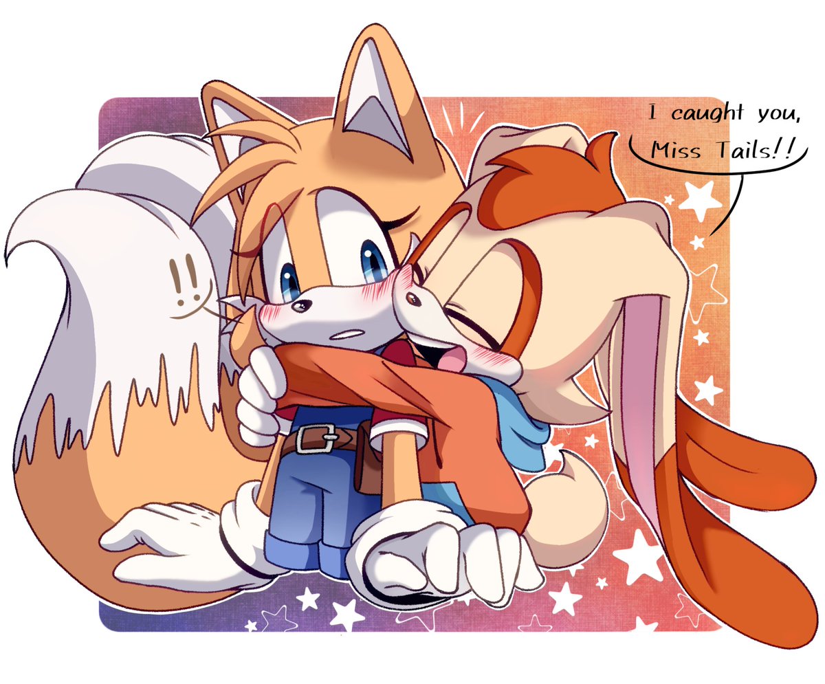 _Ra_Fox_'s tweet photo. cinnamon rolls🥺💛🧡

#Taiream #TailsxCream #TailsTheFox #CreamTheRabbit #Genderbend https://t.co/gcGfrNfBxr