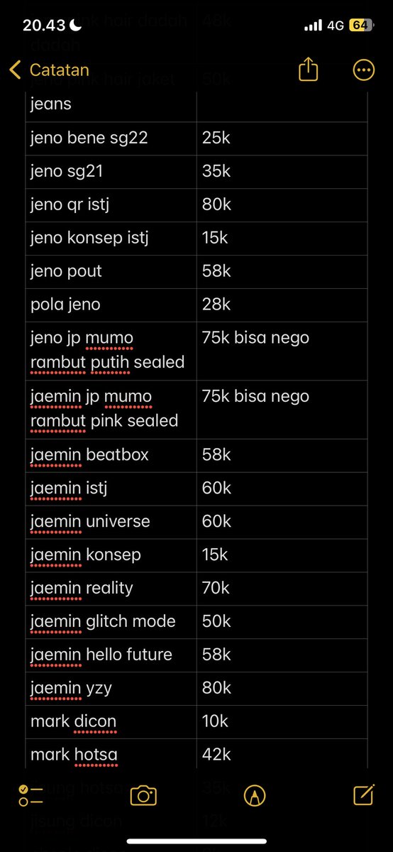 janisaaco's tweet photo. #WTS PC NCT DREAM 127

✅splitpay 
✅paymnt via:SPAY
✅ Keep event with dp 50%
⛔️+3k inc safe packing&amp;freebies 
✅ all pc good condi
📍SOLO-SKHRJ
✅CO oren🍊
✅ALL PC MUMO SEALED
🛑JENO DIGI ISTJ UNSEAL

t.jeno mumo jeno pout #zonauang #zonajajan 
co hari ini lgsg pack&amp;kirim bsk https://t.co/3roEKqxWfD