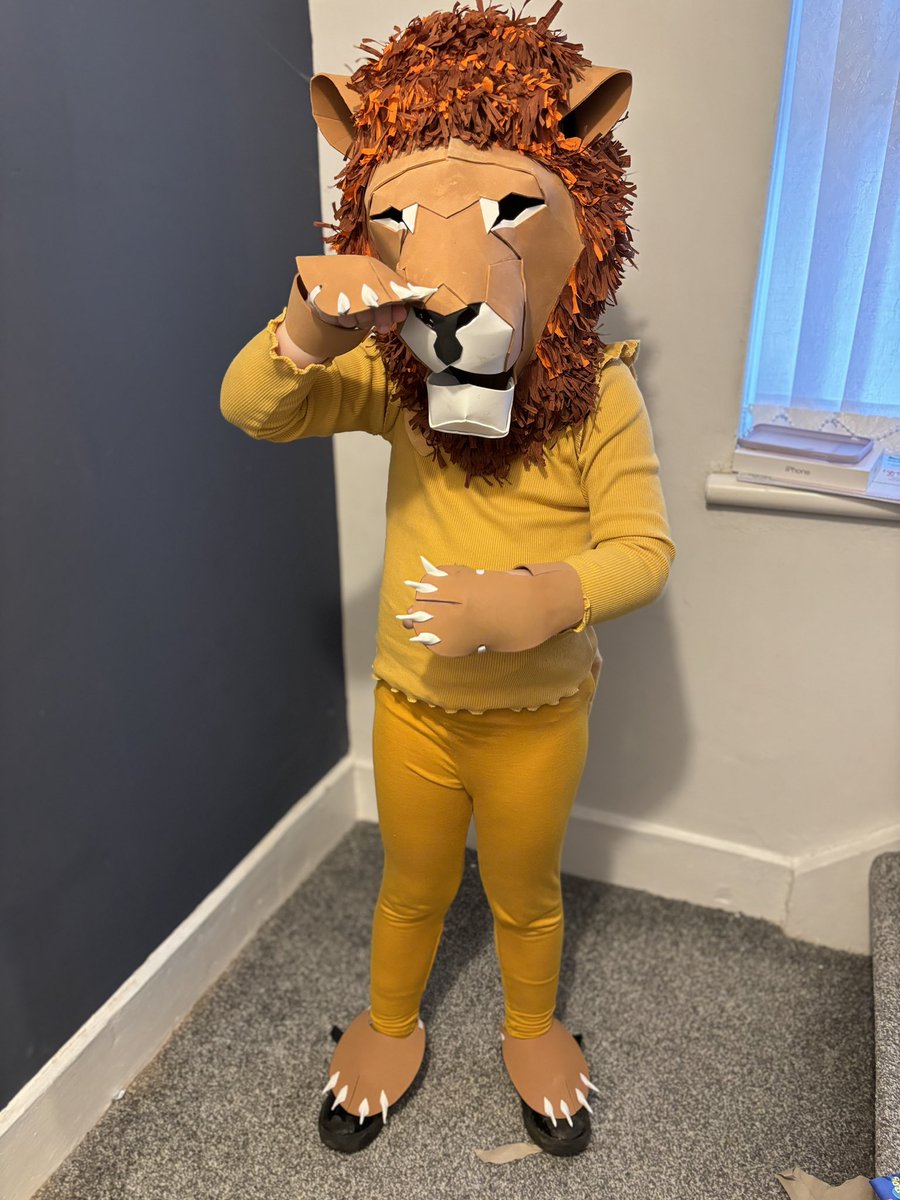 Grandad definitely understood the assignment!! #DearLion