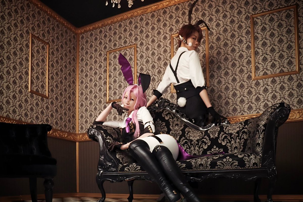 kw_00's tweet photo. コスプレ／エリオスR
🐰🐰

🦋@yusura227 
🔨@kw_00
📸@luce88lm 

#エリオスR_cos https://t.co/Fi0781PsiD