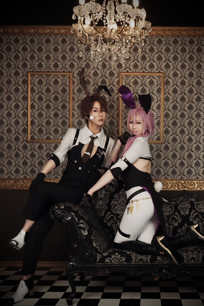 kw_00's tweet photo. コスプレ／エリオスR
🐰🐰

🦋@yusura227 
🔨@kw_00
📸@luce88lm 

#エリオスR_cos https://t.co/Fi0781PsiD