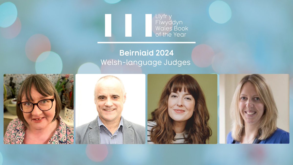 📚 BEIRNIAID LLYFR Y FLWYDDYN 2024 📚

Mae hi'n bleser gennym gyhoeddi mai'r panel Cymraeg ar gyfer Gwobr Llyfr y Flwyddyn 2024 yw Tudur Dylan Jones, Hanna Jarman, Rhiannon Marks, a Nici Beech.

llenyddiaethcymru.org/lw-news/llyfr-…
