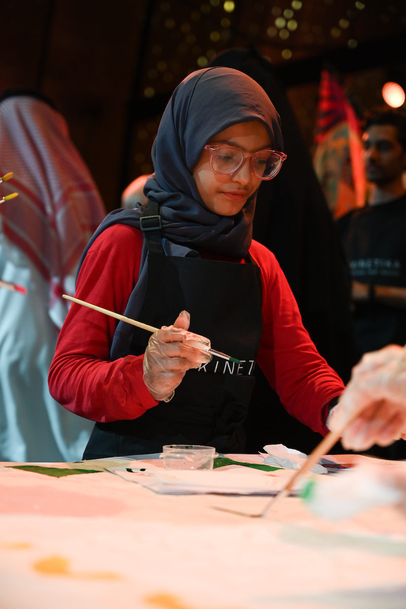 kinetikapeople's tweet photo. International Women's Day is on Friday &amp;, to celebrate we're looking at just some of our projects led by women, supporting women.

🎉Recently, our team was in Saudi Arabia working with an emerging group of young Saudi women interested in developing a career in the arts. 
1/ https://t.co/8rQOdRpltt