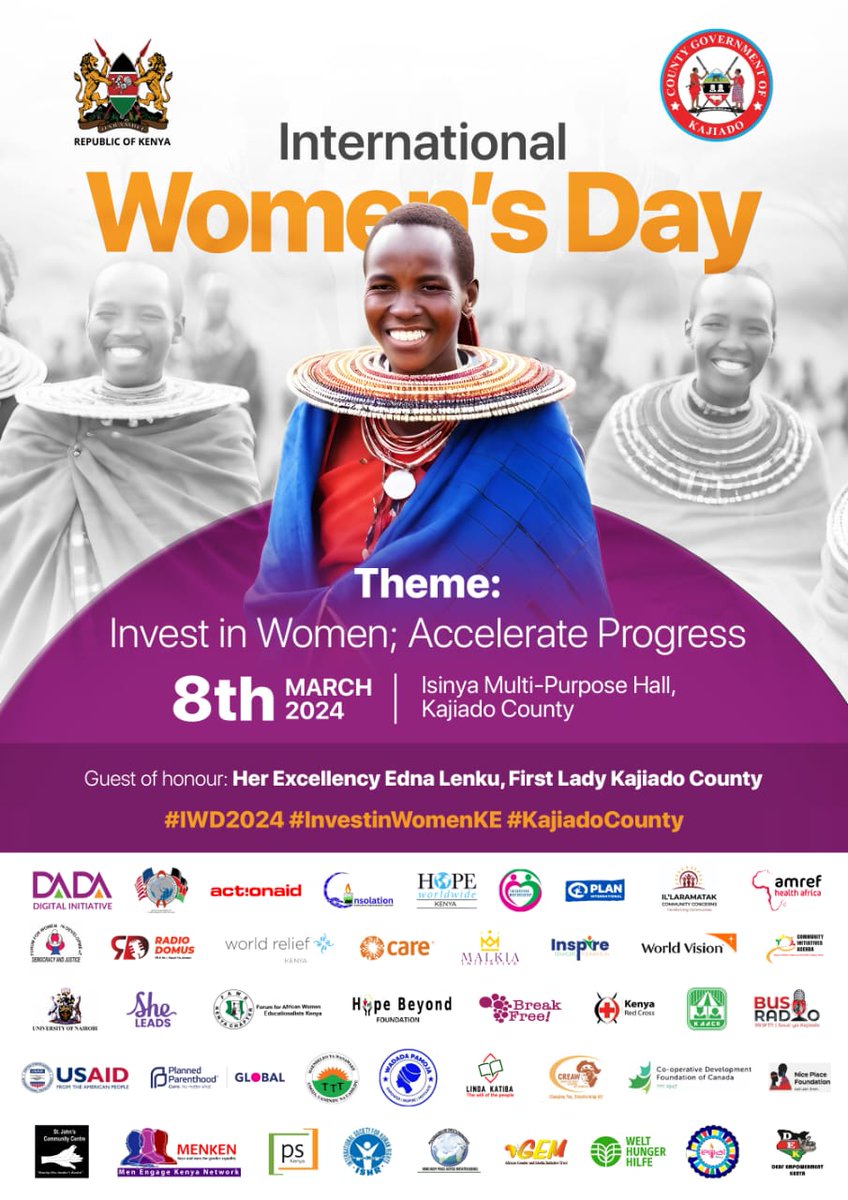 DadaDigitalNews's tweet image. 🌟 Celebrate International Women's Day with us tomorrow!
Join us for a day of empowerment, inspiration and unity.
Elevate womens voices, champion equality,and be part of the movement.

#IWD2024 #InvestInWomen #KajiadoCounty  #dadadigital