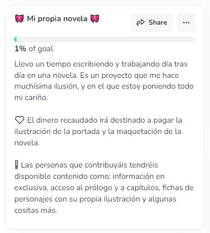 meieff's tweet photo. Desde hace un tiempo, os he ido comentando que estaba escribiendo una novela (el sueño de mi vida). Conforme he ido escribiendo, he visto ese sueño cada vez más posible, y me he aventurado a poner un goal en Ko-fi

🤍https://t.co/8KzkLDwhQg https://t.co/duFRK6Rg8i