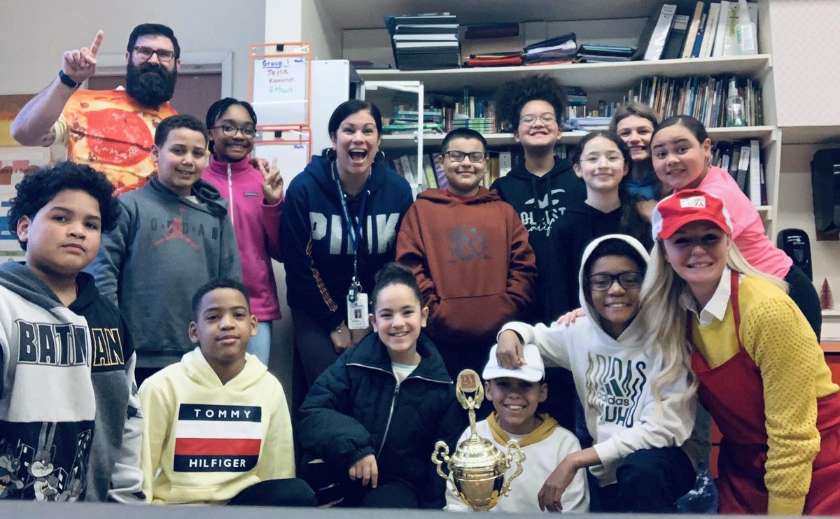 Congratulations to Mrs. Mosellie's class for being our First In Math Team of the Month! Keep up the great work, Tigers! 🍕🏆 <a href="/BethlehemAreaSD/">BASD</a>