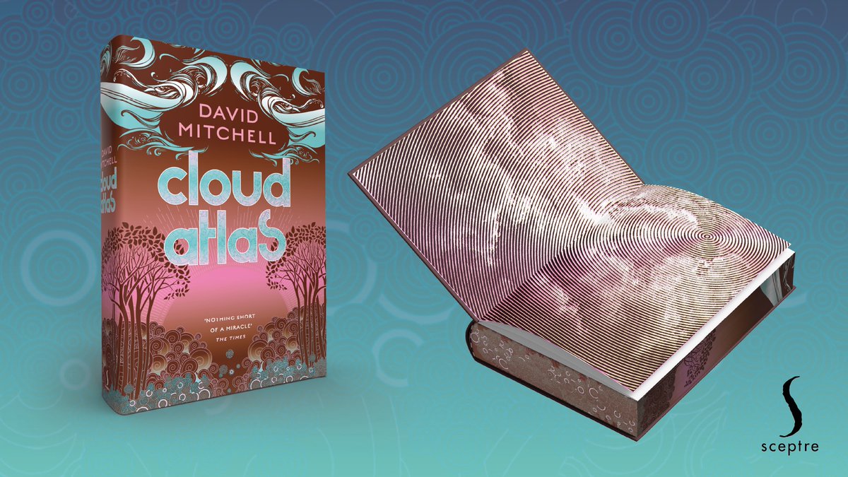 I hope you're all well, All.
The 20th Anniversary Edition of CLOUD ATLAS has landed. Gorgeous plumage, slinky endpapers, nice paper.  New intro by (I blush with pride and gratitude) Gabrielle Zevin.  New afterword by me.
Pre-orderable here –
lnk.to/CloudAtlas20