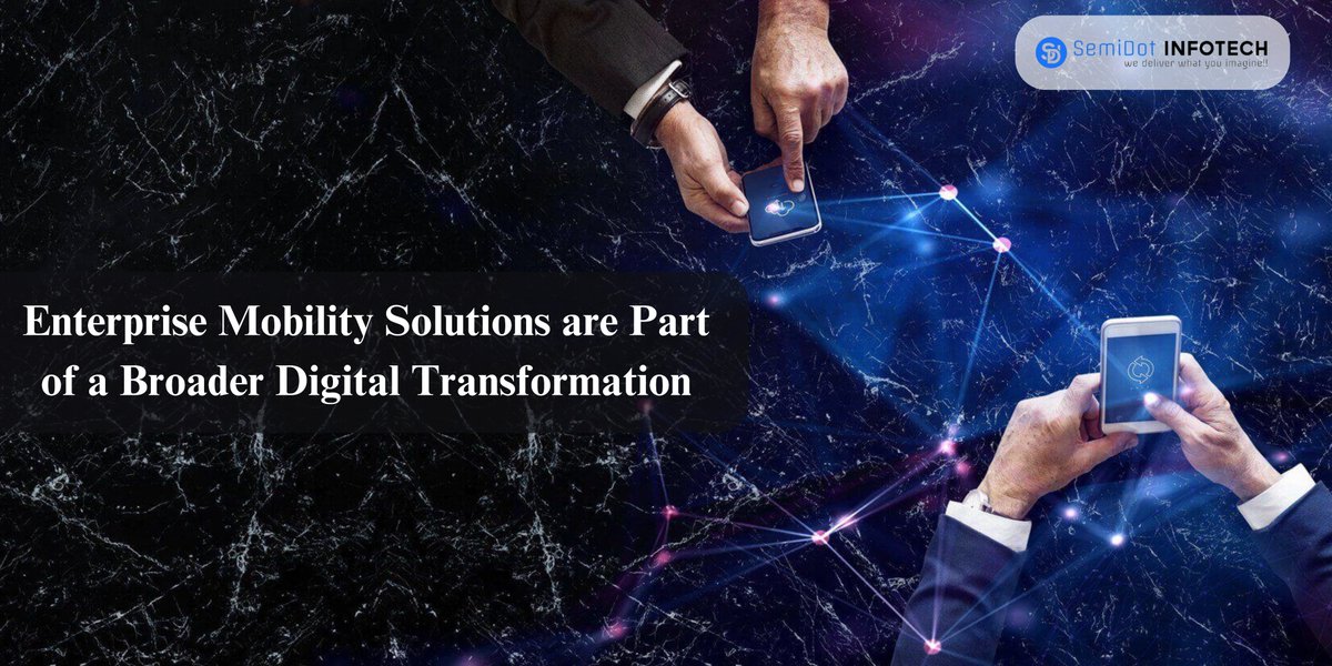 DotSemi's tweet image. Enterprise Mobility Solutions 

Mobility solutions represent an integral component of a broader digital transformation strategy within organizations.

More: tinyurl.com/duuz6hx7

#Enterprisemobilityservices
#Enterprisemobilitysolutions