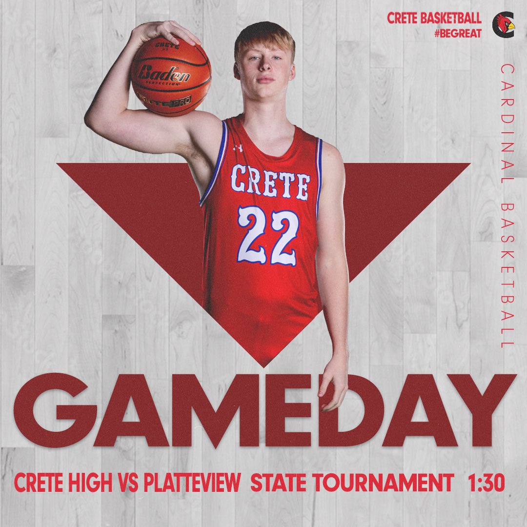 State Tournament vs Platteview‼️

🗓 03.07.24

⏰  1:30 PM

📍 Pinnacle Bank Arena

#BeGreat