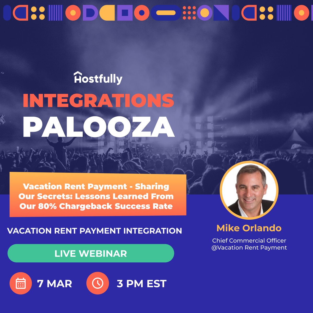 🚨 Don't forget to tune in today as we go behind the scenes on Yapstone's 80% chargeback success rate.

Register here: bit.ly/48J21a8. 

#IntegrationPalooza #Hostfully #Chargebacks