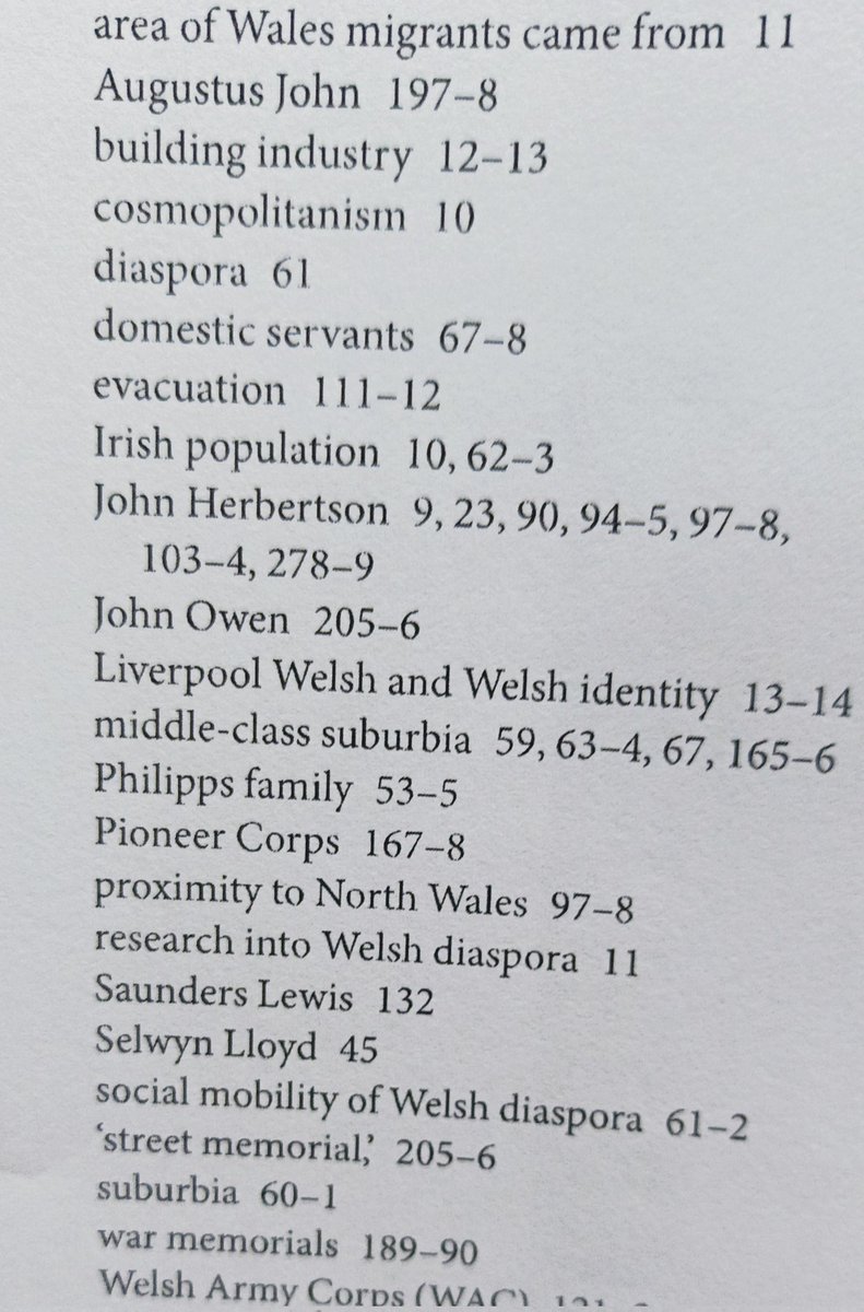 Very proud to see my grandad, who died in 1995 but was the inspiration for my new @OUPHistory book, Wales in England 1914-1945, makes it into the index: