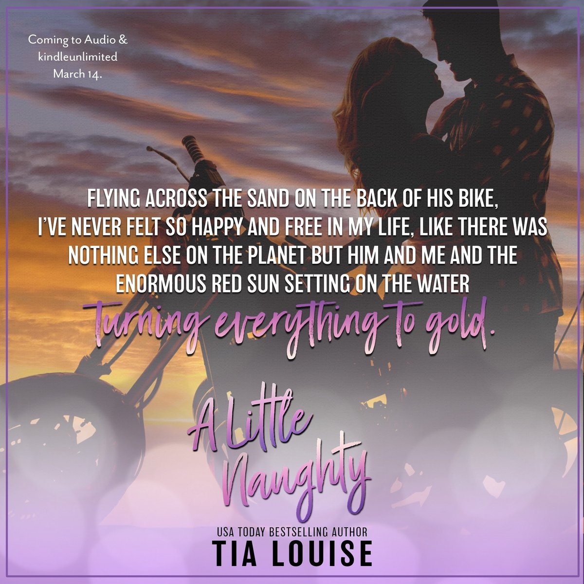 ✨TEASER: A LITTLE NAUGHTY by @AuthorTLouise is coming March 14!

#PreOrderHere
geni.us/ALNamz

#bookteaser #tialouise #kindleunlimited #hefallsfirst #marriageofconvenience #oppositesattract #bookaholic #smalltownromance #newbookalert