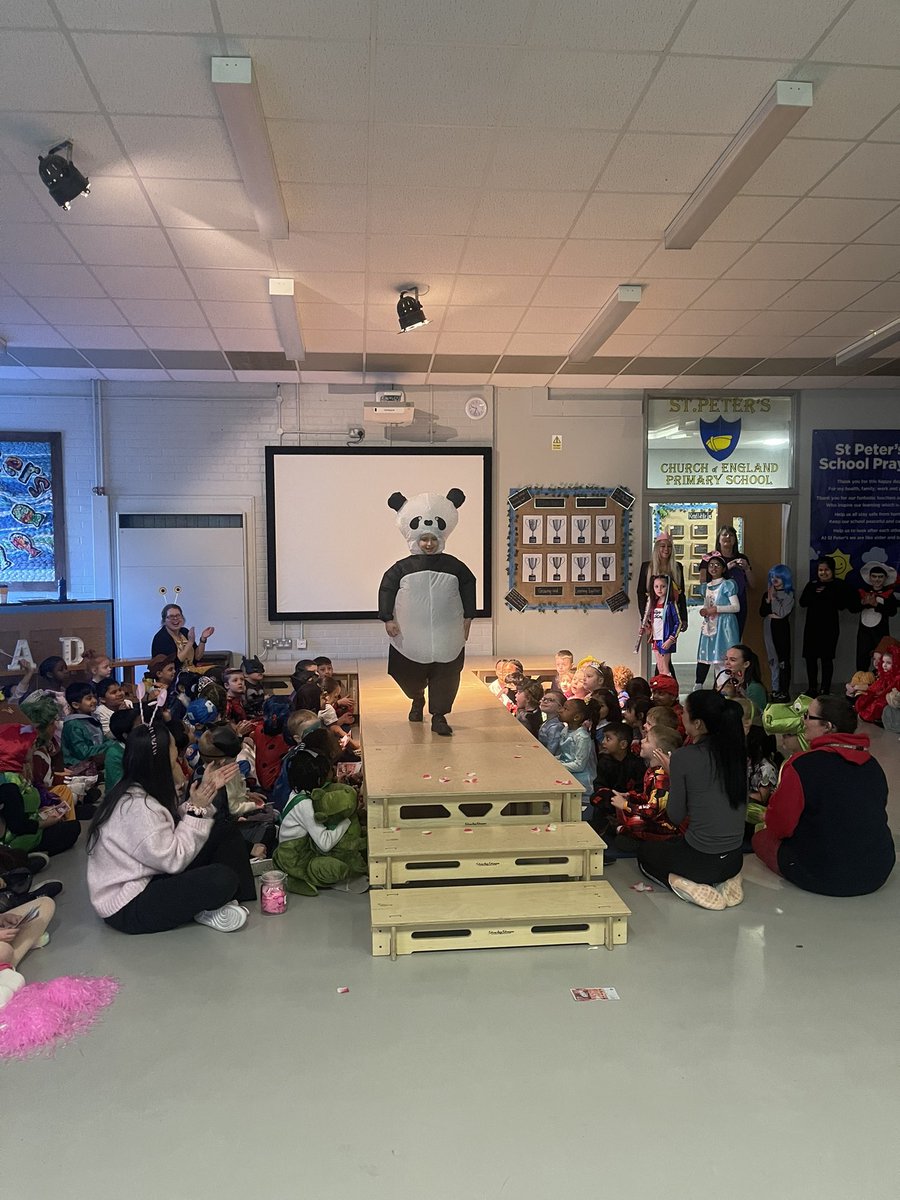 st_peters_read's tweet photo. What a fun-filled @WorldBookDayUK! 
We have had our annual costume catwalk, themed classroom activities that link reading with key skills such as maths, reflection, conversation, traditional games and music as well as our brilliant reading breakfast. Take a look! https://t.co/WrLVzmcFmh