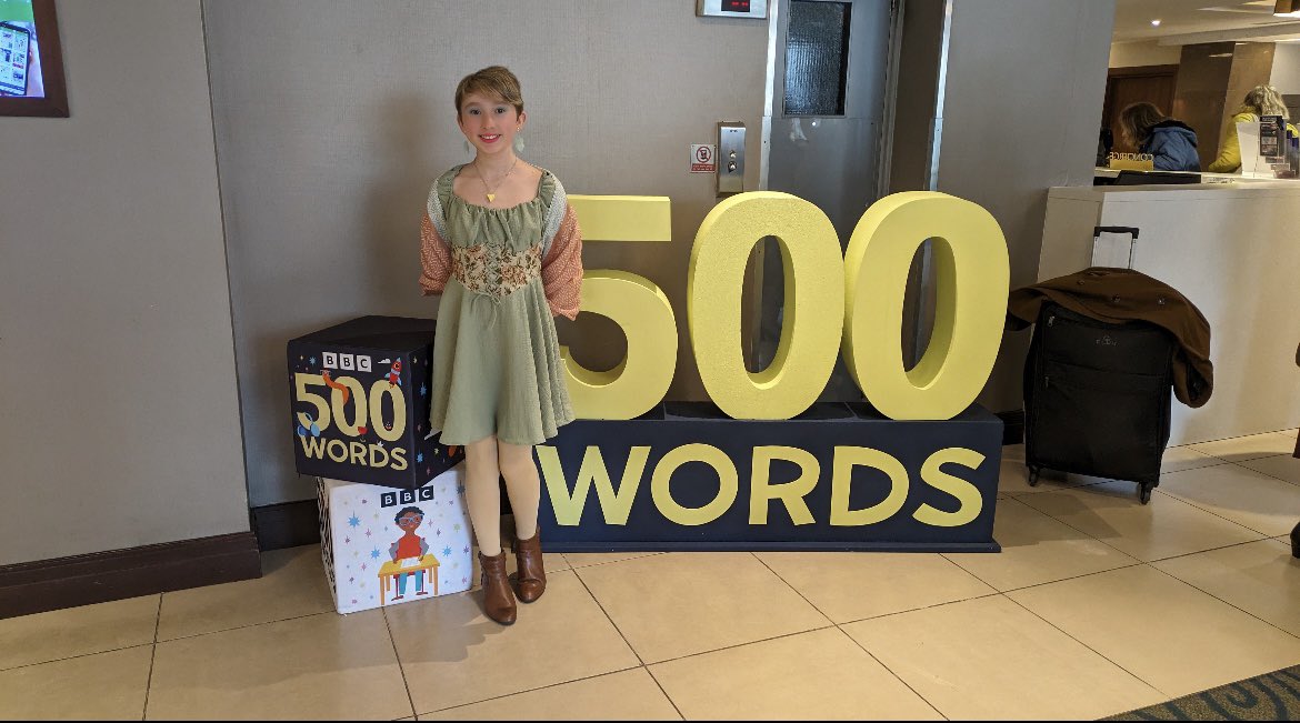 Ivy, a Year 6 pupil, was shortlisted to the final 25 in the BBC national ‘500 Words’ short story competition after nearly 45,000 entries were submitted! 🤩📚 Find out the winning stories belong to in tonight’s the ONE SHOW at 7pm. Good luck Ivy! 🤞@BBCTheOneShow @BBCSpotlight