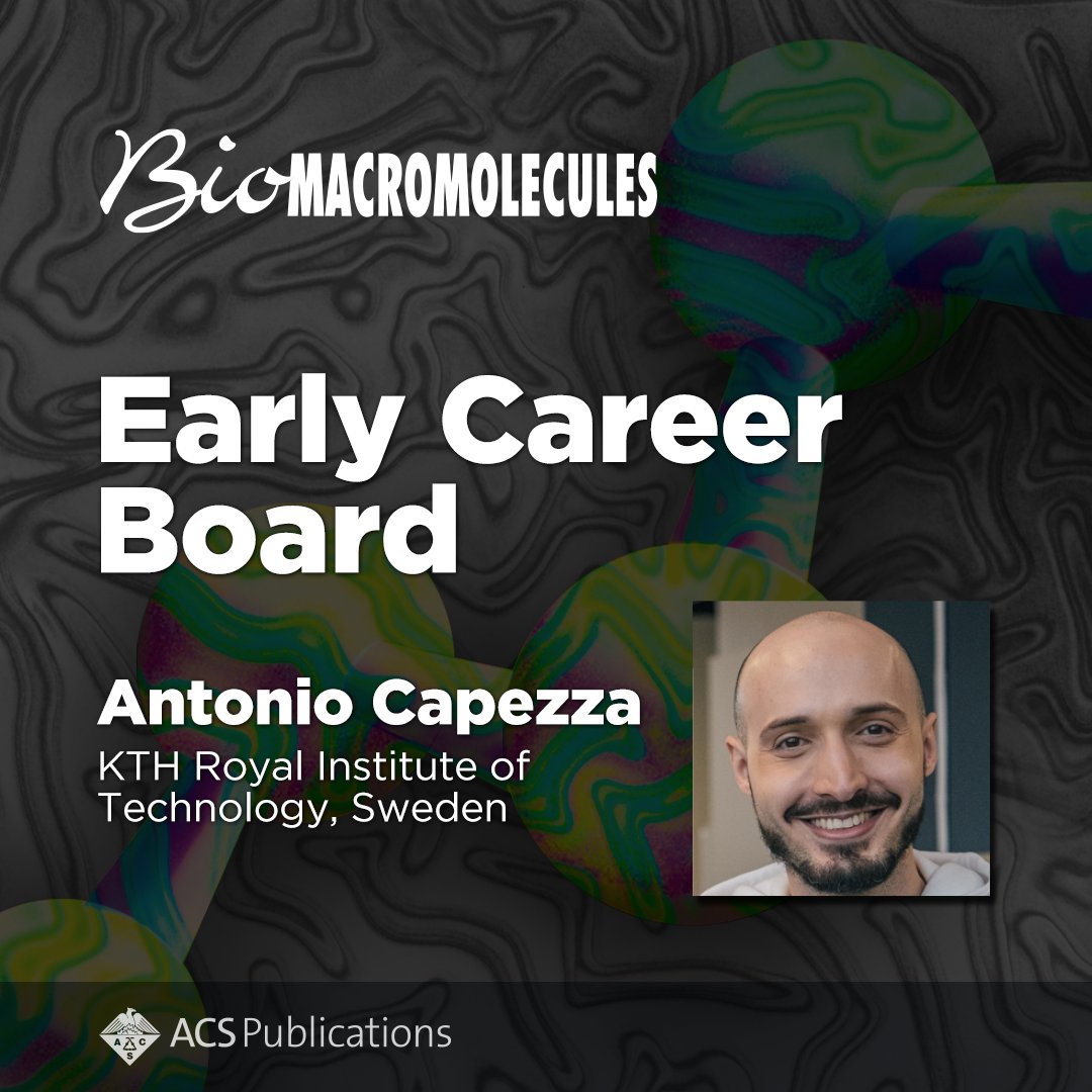 🎉Antonio Capezza🎉 #Biomacromolecules
"One of my research goals is to produce new sustainable materials using circular economy principles and existing technology to decrease the plastic waste and environmental footprint of disposable items ..."

More ➡ go.acs.org/8m3