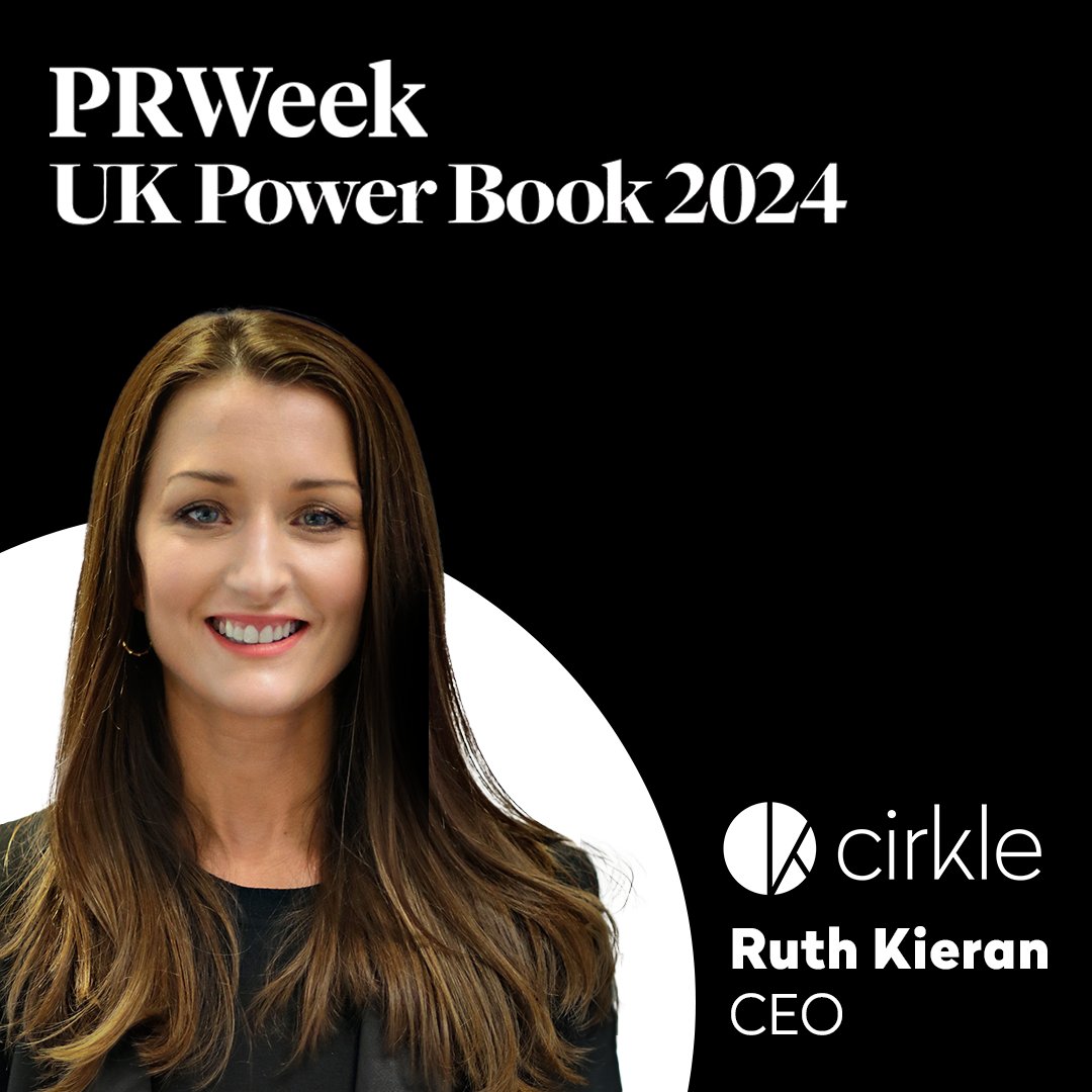 Congratulations to our CEO <a href="/ruthkieran/">Ruth Kieran</a> representing the agency again in this year's <a href="/prweek/">PRWeek</a> UK Power Book ✨😃

Check out the link to discover the brightest and most influential PR professionals in Britain.

prweek.com/power-book/uk/…