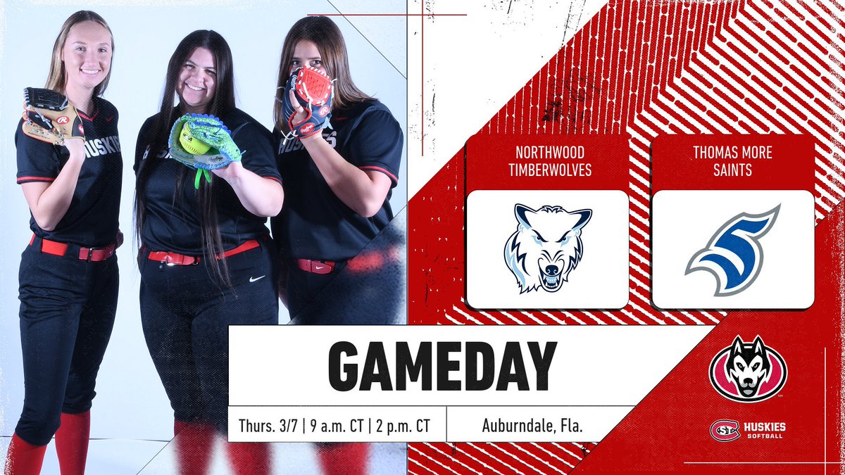 St. Cloud State Softball (@scsuhuskies_sb) on Twitter photo ๐๐๐๐ค. ๐๐ง. ๐๐๐ญ๐ข๐จ๐ง. โ๏ธ
๐ Northwood (Mich.) | Thomas More (Ky.)
โ 9 am CT | 2 pm CT
๐ Auburndale, Fla.
๐๏ธ Auburndale 2 | 4
๐ tinyurl.com/SB-Pr-3-3
๐บ๐ tinyurl.com/SB-Stats-GC (GameChanger)
๐ tinyurl.com/SB-NU-LStats (NU)
#PackMentality ๐พ | #HuskiesSoftball ๐ฅ ๐๐๐๐ค. ๐๐ง. ๐๐๐ญ๐ข๐จ๐ง. โ๏ธ
๐ Northwood (Mich.) | Thomas More (Ky.)
โ 9 am CT | 2 pm CT
๐ Auburndale, Fla.
๐๏ธ Auburndale 2 | 4
๐ tinyurl.com/SB-Pr-3-3
๐บ๐ tinyurl.com/SB-Stats-GC (GameChanger)
๐ tinyurl.com/SB-NU-LStats (NU)
#PackMentality ๐พ | #HuskiesSoftball ๐ฅ