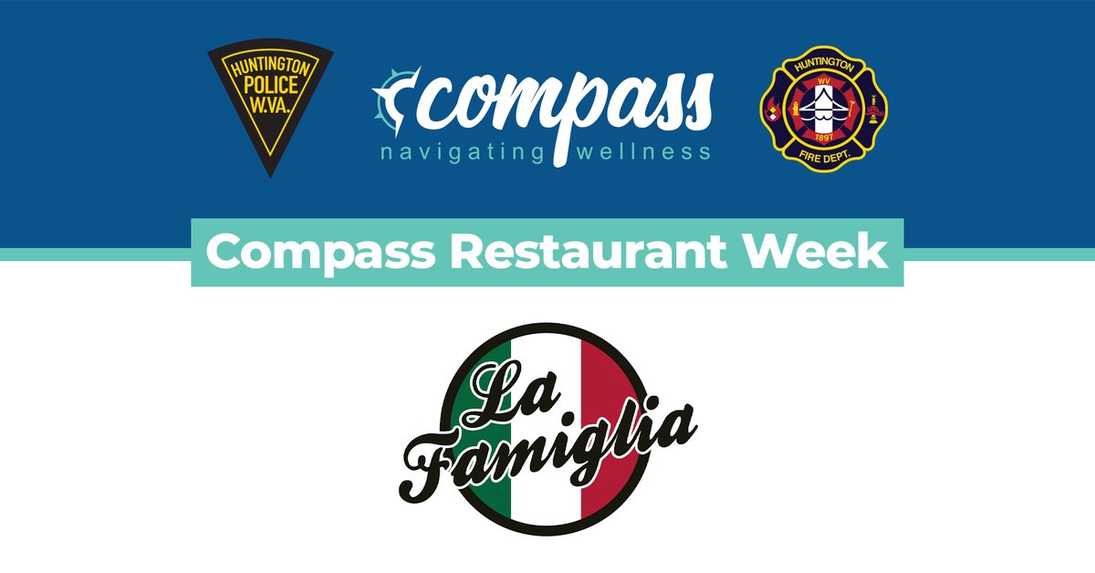 Compass Huntington Restaurant Week continues today, March 7, with La Famiglia as the featured restaurant. Eat at LaFamiglia for dinner so a portion of your bill will go to supporting our Huntington police officers and firefighters!