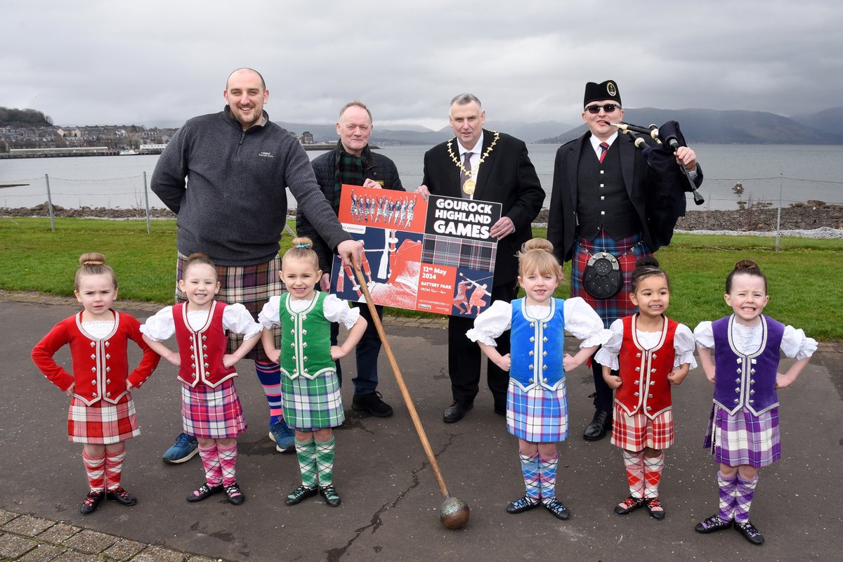 Delighted to announce John McMaster as this year's chieftain of the Gourock Highland Games! Make a date in your diary for Sunday May 12. Read all about the latest on the games here: ow.ly/VNxA50QMAkj #discoverinverclyde #inverclydecouncil