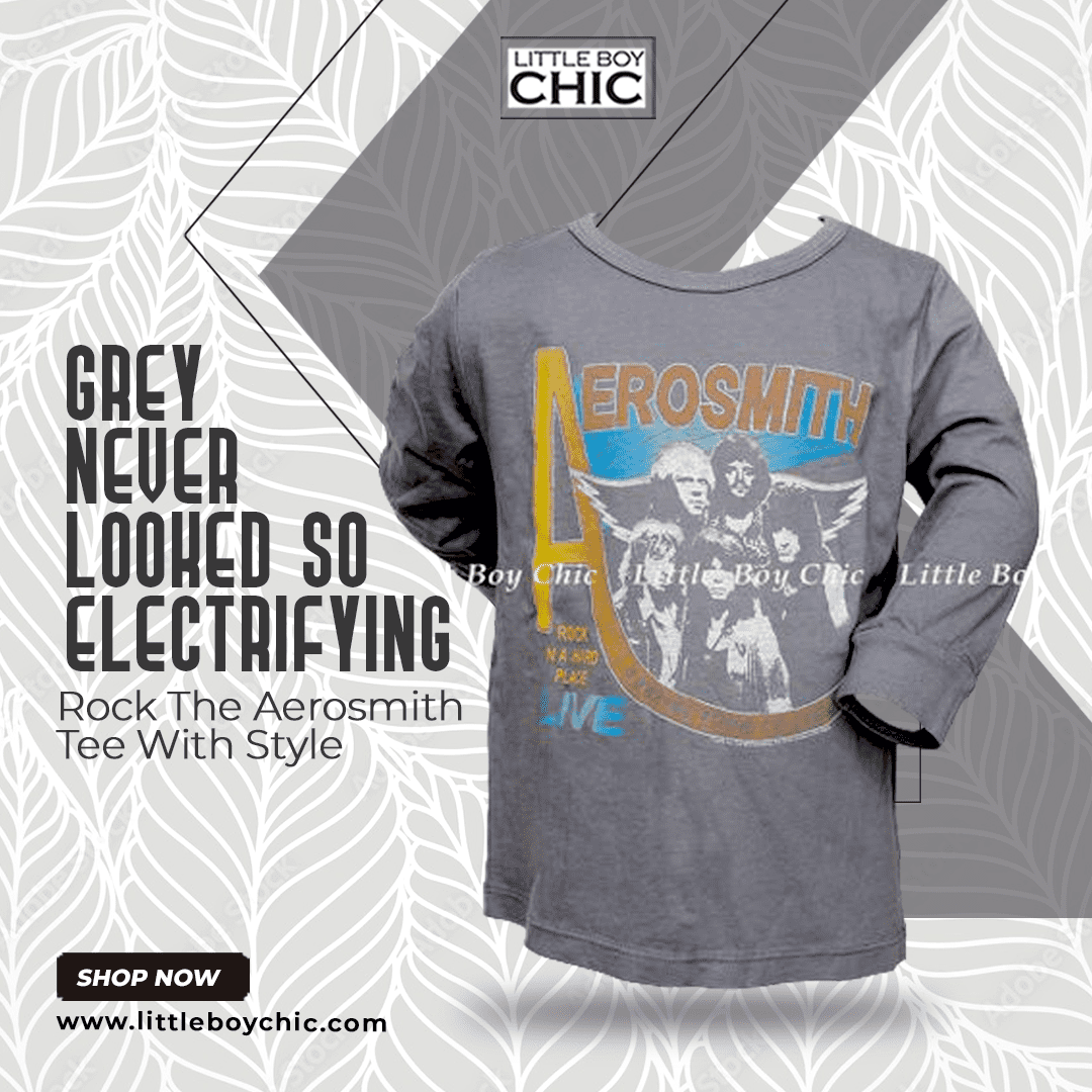 Live for the music, dress for the moment! This Aerosmith Live Graphic tee is a must-have for any little rockstar in the making. Shop now: LittleBoyChic.com
.
.
.
#tshirtfashion #teeoftheday #casualchic #graphictees #wardrobeessential #tshirtlove #fashioncomfort #tshirtstyle