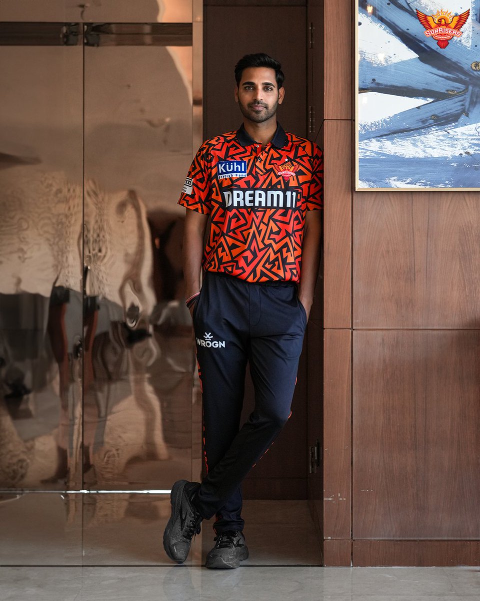 SunRisers's tweet photo. Fire kit. Fire player. All set for a fiery #IPL2024 😎🔥

#PlayWithFire https://t.co/DCPpfVkUas