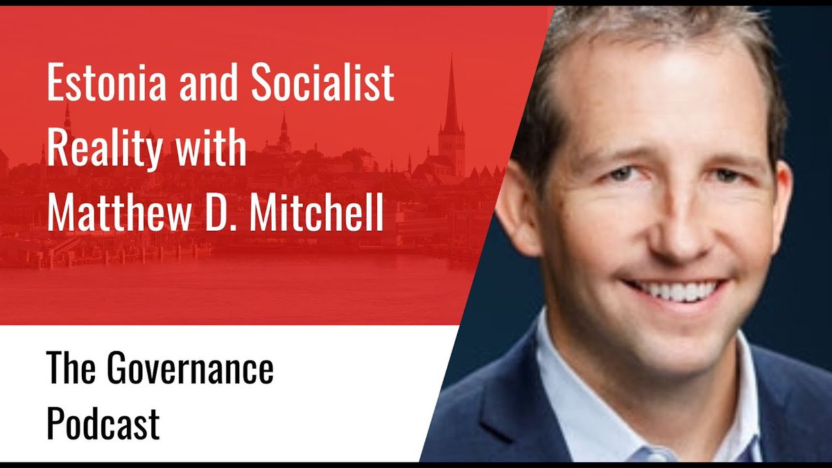 We were delighted to host Dr. Matthew D. Mitchell for an episode of The Governance Podcast, where we spoke about the socialist reality in Estonia’s history and how this has evolved over time. Check it out below and share your thoughts in the comments 📣 ow.ly/FXLX50QGErw