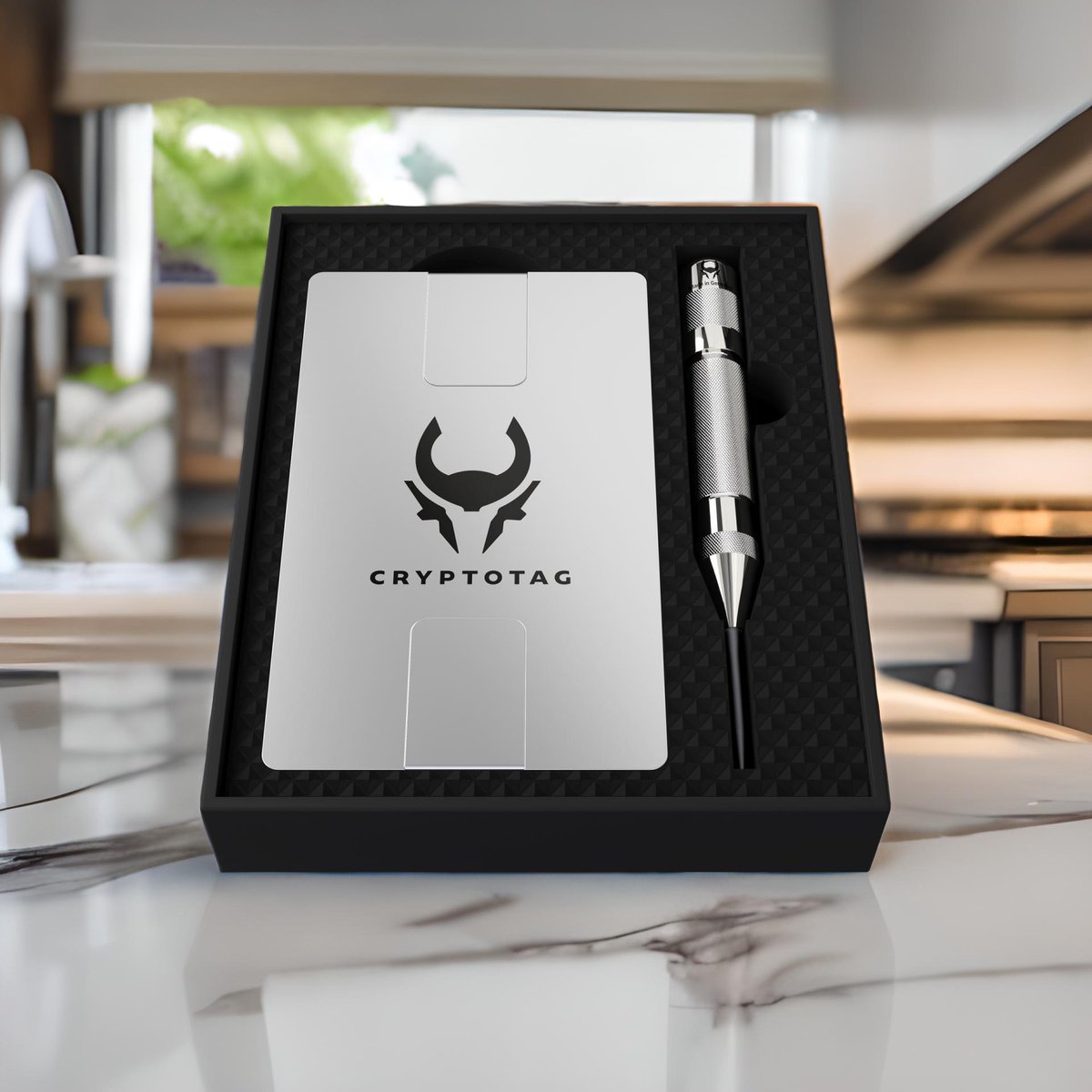 CRYPTO_TAG's tweet image. Secure your seed phrase with the strength of Zeus's titanium.
#Selfcustody #Cryptotag