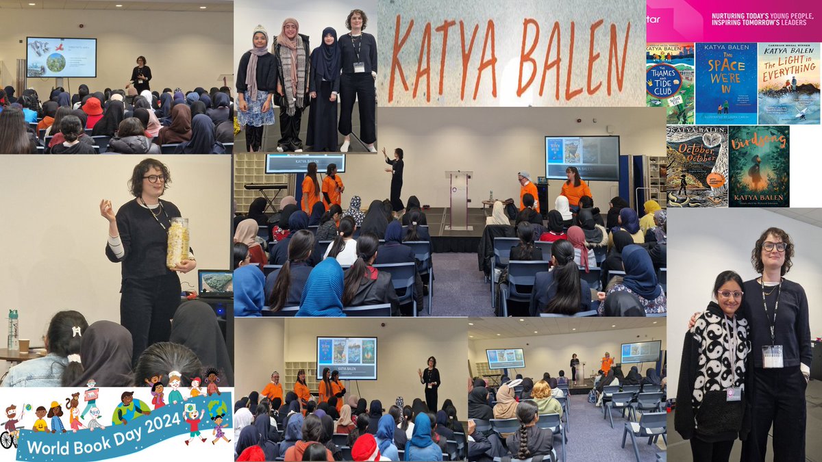 OMG! We cannot keep calm, we have Katya Balen in the house. Thank you so much for joining KS3 and KS4 pupils and delivering such an informative work shop on creative writing. #WorldBookDay2024 #KatyaBalen #CreativeWriting #TeamEnglish #LearningMadeFun #AmazingAuthor #StarStruck