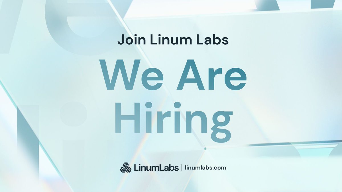 LinumLabs's tweet image. 🚀 We're hiring! 🔍 Freelance #VueDeveloper 🌐🔒
Mid to senior-level professional with strong web development skills and passion for #Blockchain 😎 Fully remote position 🌏
Apply now 🔗 buff.ly/3wFGvWH