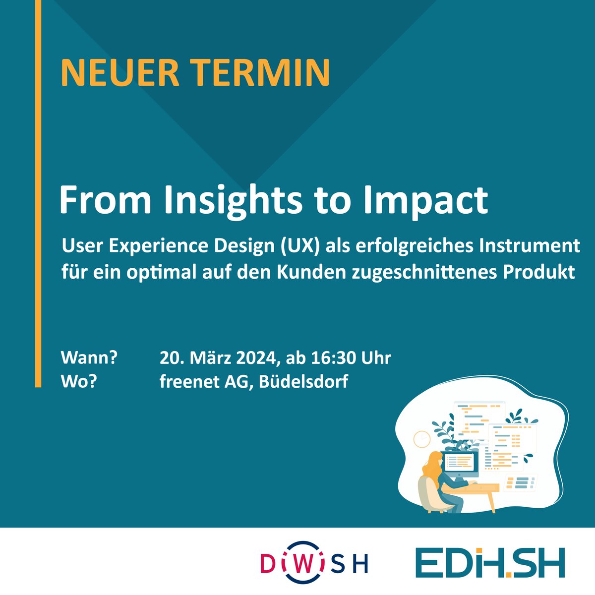 Neuer Termin, neue Chance! Erforschen Sie mit uns die Vielfalt der #nutzerzentrierten #Innovation. Von #B2B bis #A2C - unsere Experten zeigen  Ihnen, wie Sie den feinen Unterschied zwischen #Bedarf und Wunsch  verstehen können. 🌐🛠️ #CustomerExperience #Workshops