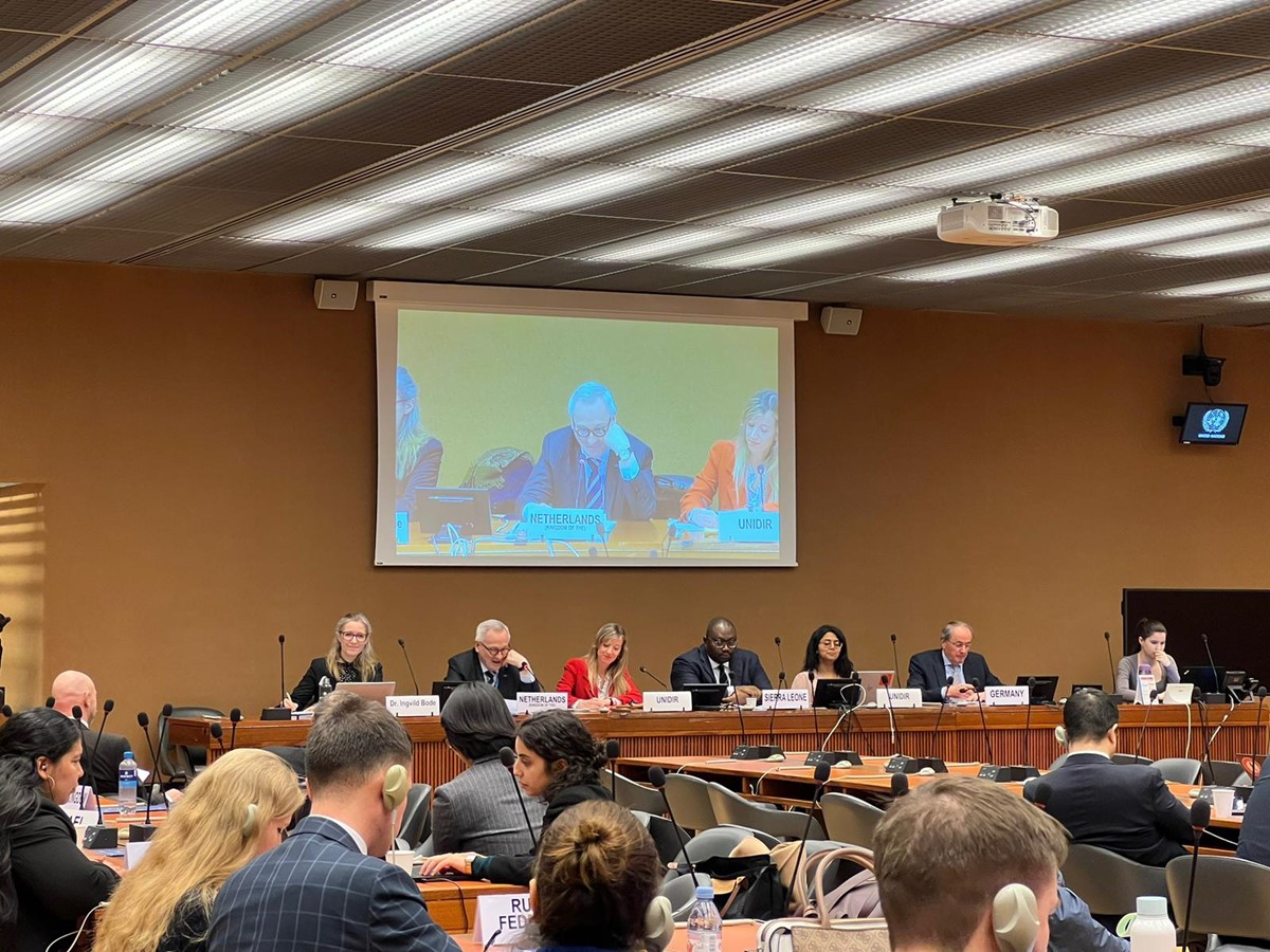 A big thank you to all who participated in our #CCWUN side event “Fixing #Gender Glitches in Military AI”, including many delegations & the Chair of the GGE on LAWS 🤝🌐 💻 The presentations are now available at unidir.org/GenderGlitches