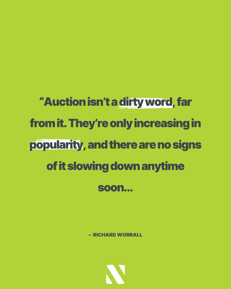 Auction isn’t a dirty word, far from it. 🙅‍♂️❌

They’re only increasing in popularity, and there are no signs of it slowing down anytime soon...

Wonder whether auction is right for you? Let’s chat! 👋

#AuctionTips #SellingatAuction #Property #SellingProperty