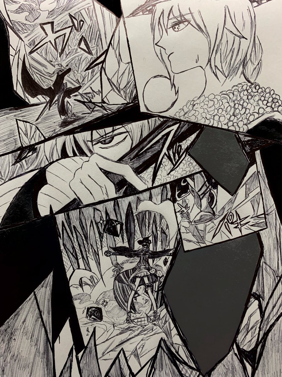 なんか超昔に描いてた
少女兵器大戦の二次創作漫画の
没シーンが出てきたので
供養しておく 