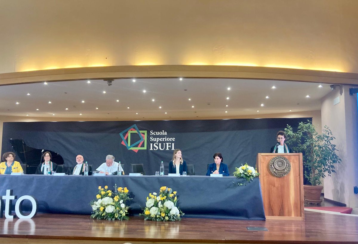L'economista Clara Mattei ha inaugurato l'anno accademico 2023/2024 della Scuola Superiore ISUFI con la prolusione dal titolo '“Democrazia e disuguaglianze. Il coraggio di osare”.