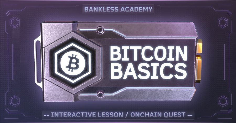 Due to high demand from Explorers... 🤯 🚨 NEW LESSON LAUNCH 🧑🏻‍🚀 🚀 ₿itcoin Basics Explore the first successful cryptocurrency and rethink money. Level up and claim your new #onchain Academy Badge now ↓ 🛡️ #bitcoin ✨ app.banklessacademy.com/lessons/bitcoi…