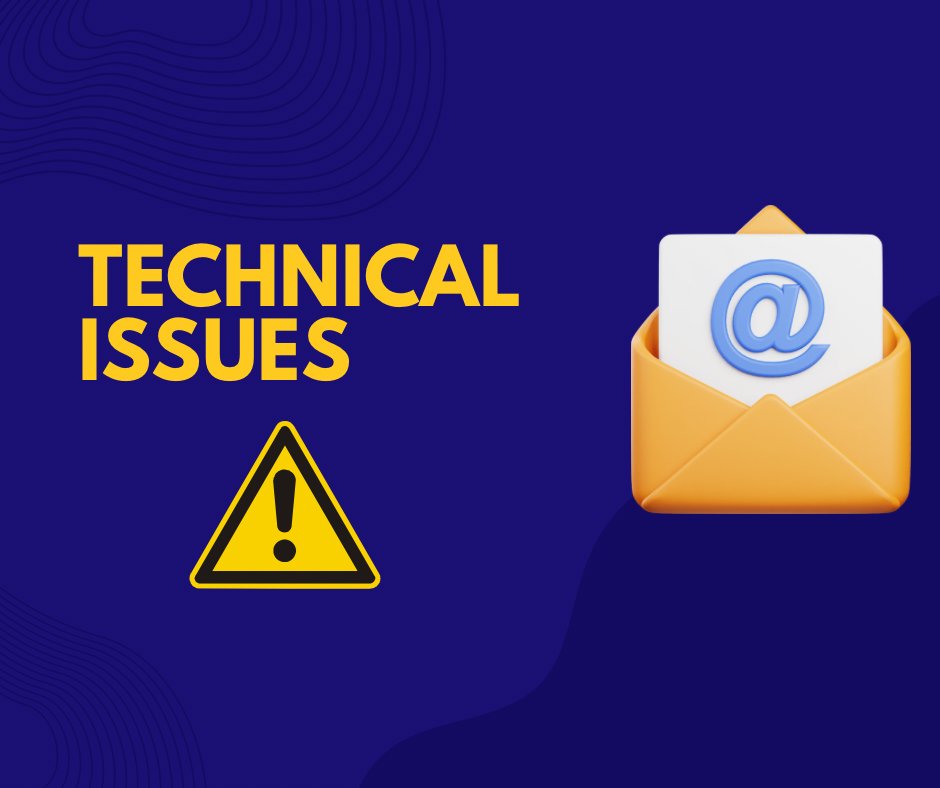 ‼️ Technical Issues ‼️ Due to ongoing technical issues we have been experiencing with our Mail Server, some emails may not have been received. If you do not receive a reply to your email, please resend it to us and we will get back to you as soon as possible. Apologies for any