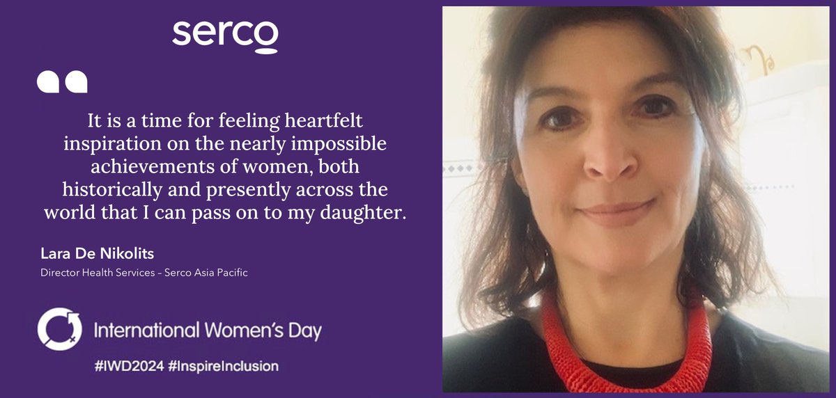 Celebrating #IWD2024 by spotlighting Lara De Nikolits, Director of Health Services in our Asia Pacific region. With 20+ years in healthcare leadership, Lara is passionate about improving the delivery of clinical and quality of life outcomes for individuals. #InspireInclusion