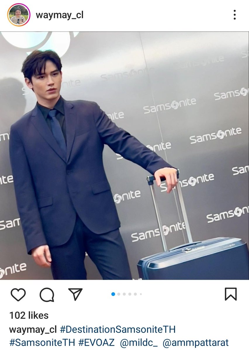 tpwkx_'s tweet photo. Cr: waymay_cl
#DestinationSamsoniteTH
#Newwiee 👨🏻💼🧳
Handsome angel 💙 https://t.co/9ZnvHBFCIo