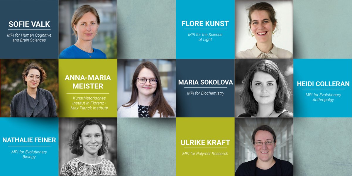 Brilliant female researchers! The Lise Meitner Group leaders have been chosen. Congratulations to Sofie Valk, Flore Kunst, Anna-Maria Meister, Maria Sokolova, Heidi Colleran, Natalie Feiner & Ulrike Kraft 🎉👏mpg.de/804961/lise-me… #LiseMeitnerGroups #WomeninScience